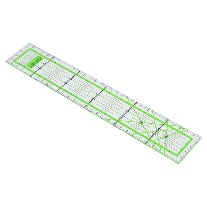 Hyuduo 5x30cm Quilting Ruler, Acrylic Quilter Ruler High Transparent Tailor Dressmaker Quilting Tool DIY Sewing Ruler for Easy Precision Cutting (Metric) - Image 4
